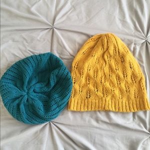 Bundle of 2 F21 Crochet Beanies
